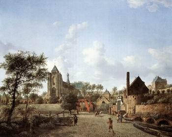 unknow artist European city landscape, street landsacpe, construction, frontstore, building and architecture. 158 Germany oil painting art